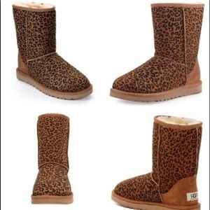 Ugg boots Cheetah sz 8